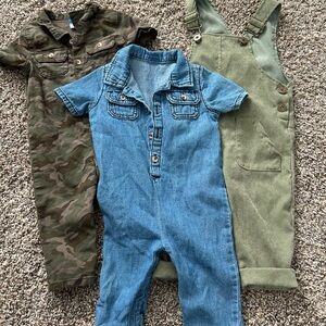 Set of 3 Baby Rompers